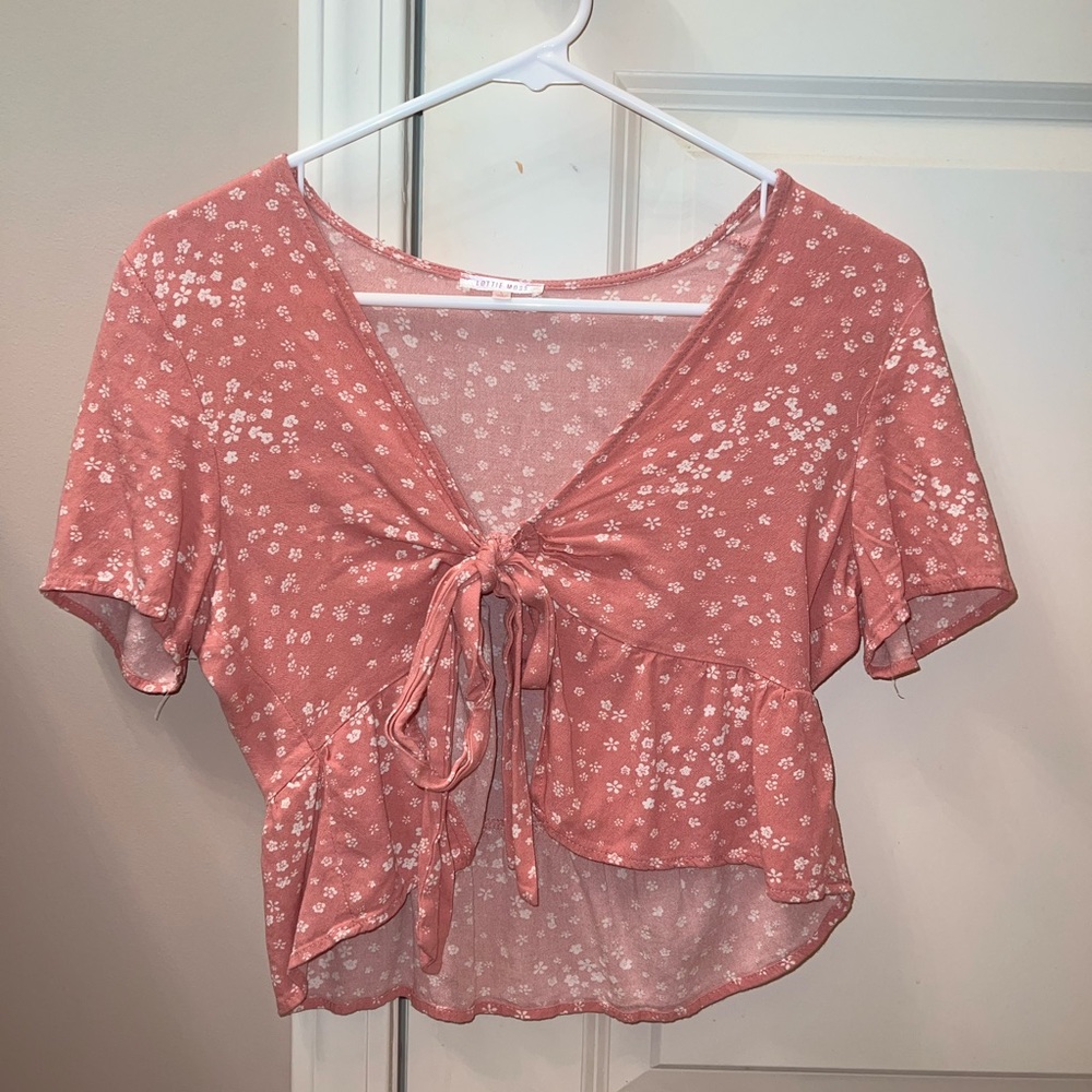 dainty floral top